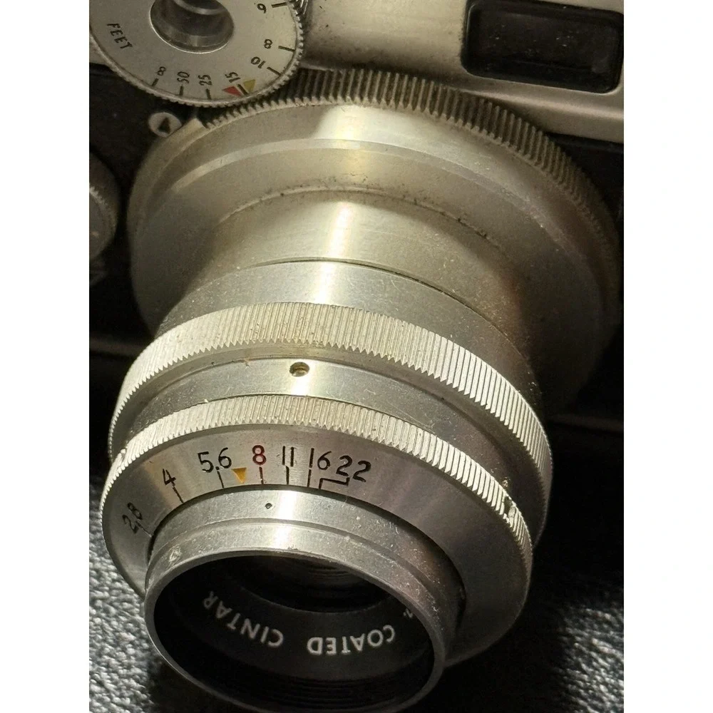 Vintage camera Argus C-4 lens F/2.8‎ 50mm With Case , Untested